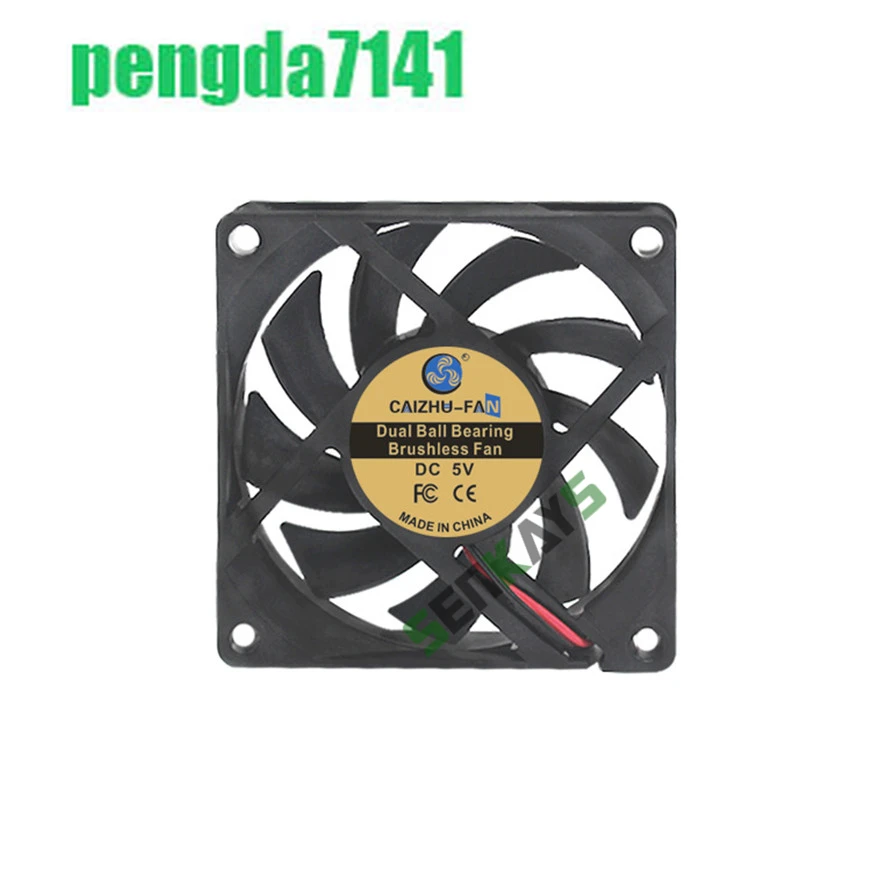 

Dual Ball Bearing 7015 70MM 70*70*15MM DC 5V 12V 24V Ultra-thin USB Cooling Fan Comptuter CPU Cooling Fan Laptop Cooling Fan 2pi