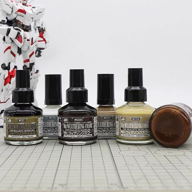 MR.HOBBY WC01-18 Model Oldening Effect Coloring Seepage Line Liquid DIY Vehicle Ship Models Decorative Line Making Material