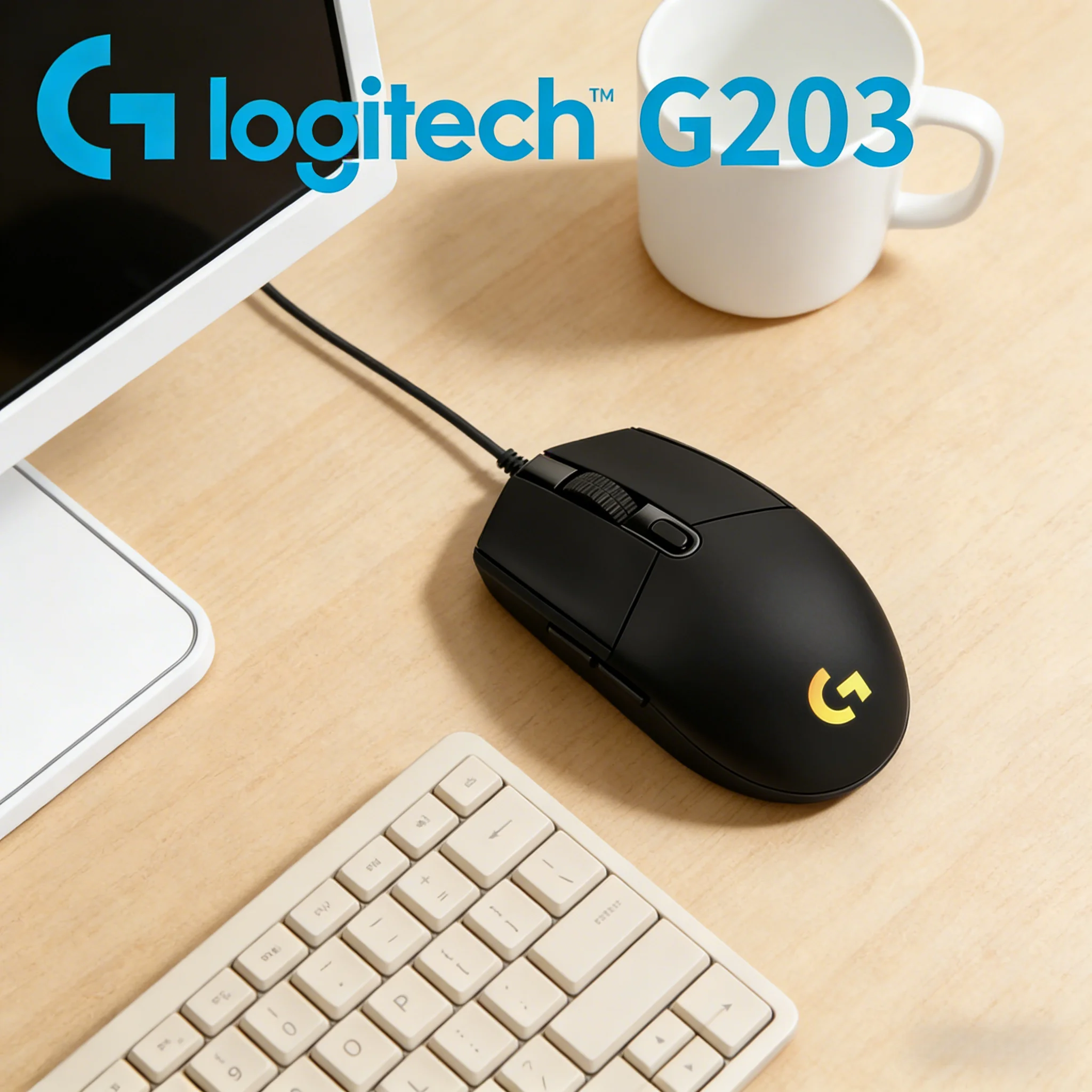 mouse-gamer-com-fio-logitech-g203-lightsync-rgb-8000-dpi-6-botoes-programaveis-resposta-de-1ms-para-pc-mac-laptop-gamer