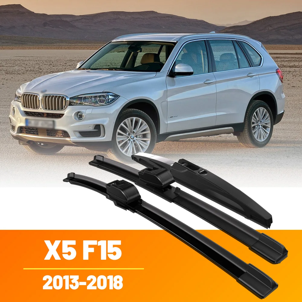 Scheibenwischer vorne und hinten, Set für BMW X5 F15 2013–2018, Windschutzscheibe, Windschutzscheibe, Fenster, Auto-Regenbürsten, 24 Zoll + 20 Zoll + 12 Zoll