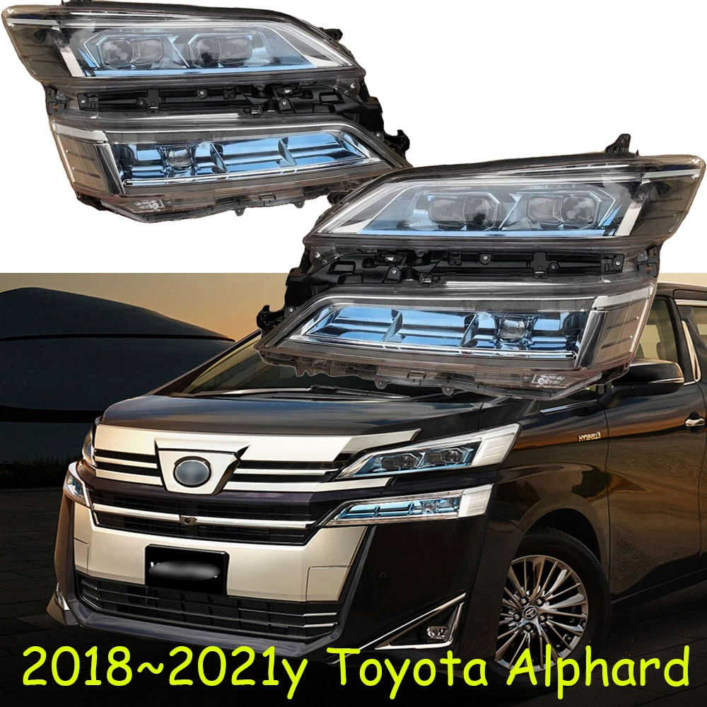 

1pcs car bumper headlamp for Toyota Alphard headlight LED 2018~2021y car accessories head lamp for Toyota Alphard fog light