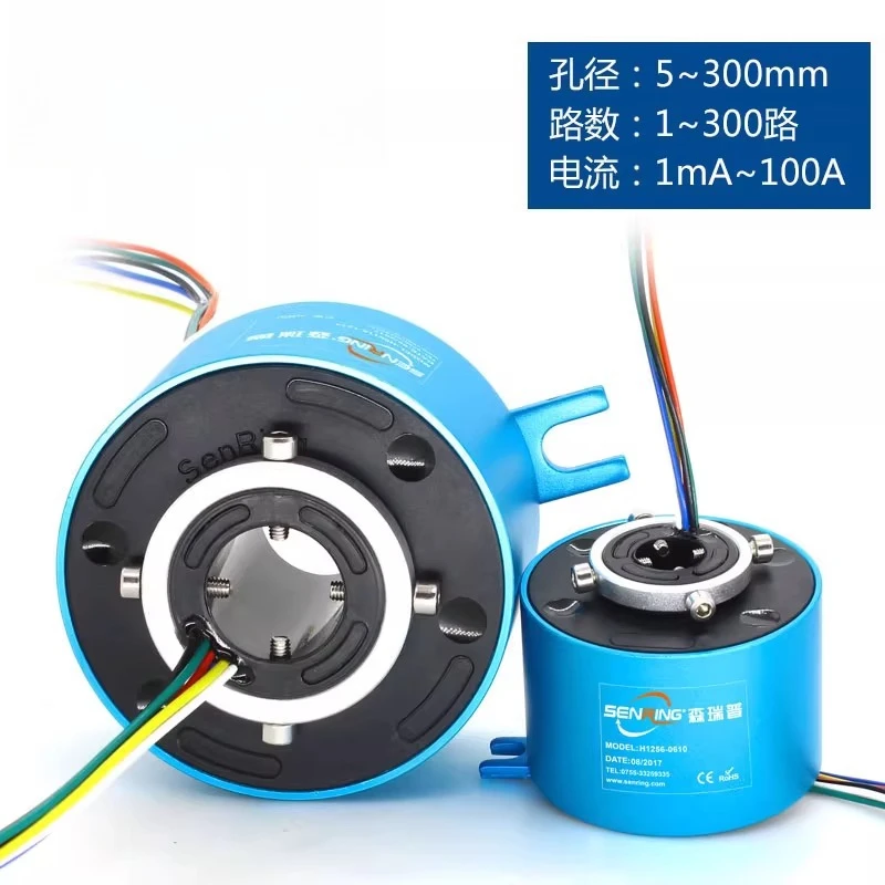 

Токосъемное кольцо (коллектор) с проводящими контактами, вращающееся, 2, 4, 6, 8, 12 каналов