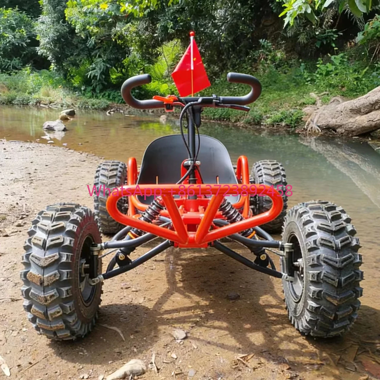 Outdoor Power And Pedal - 90cc 8-inch Tires 2-Stroke Outdoor Gas-Powered