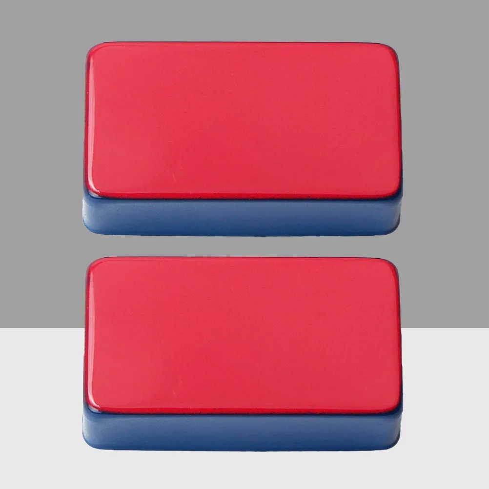 

2 Pcs Cover Electric Guitar Pickup Flat Humbucker Ring Single Coil Spring Pickups