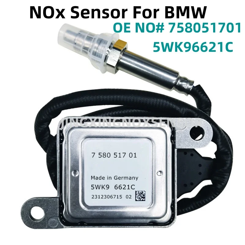 

11787587130 7580517 5WK96621 5WK96621C Original NEW Nitrogen Oxide Nox Sensor For BMW 1 3 Series E81 E87 LCI E90 E91 E92 E93