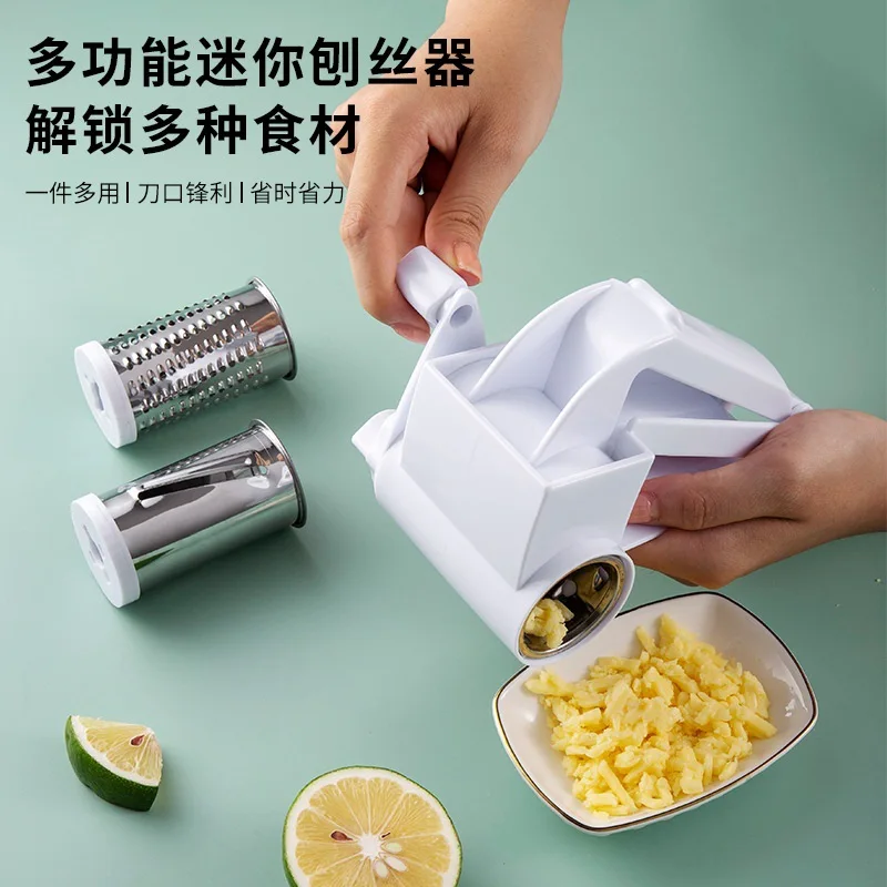 Hand-Cranked Cheese Grater Rotary  Graters Ginger Chocolate Cutter with Stainless Steel Drum Dropshipping