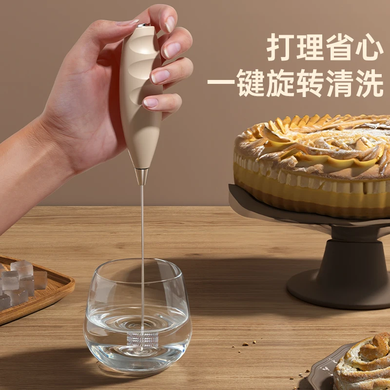 미니 믹서 휴대용 우유 거품기 커피 라떼 카푸치노 프라페 말차 핫 초콜릿 계란 비터 음료 믹서에 적합