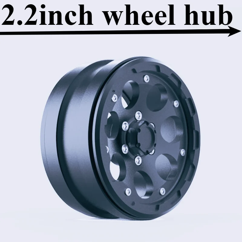 D1RC Icebreaker 2.2-inch metal climbing car simulation wheel hub for 1/10 RC Crawler Car TRX4 scx10 third generation (ZC2NS03)