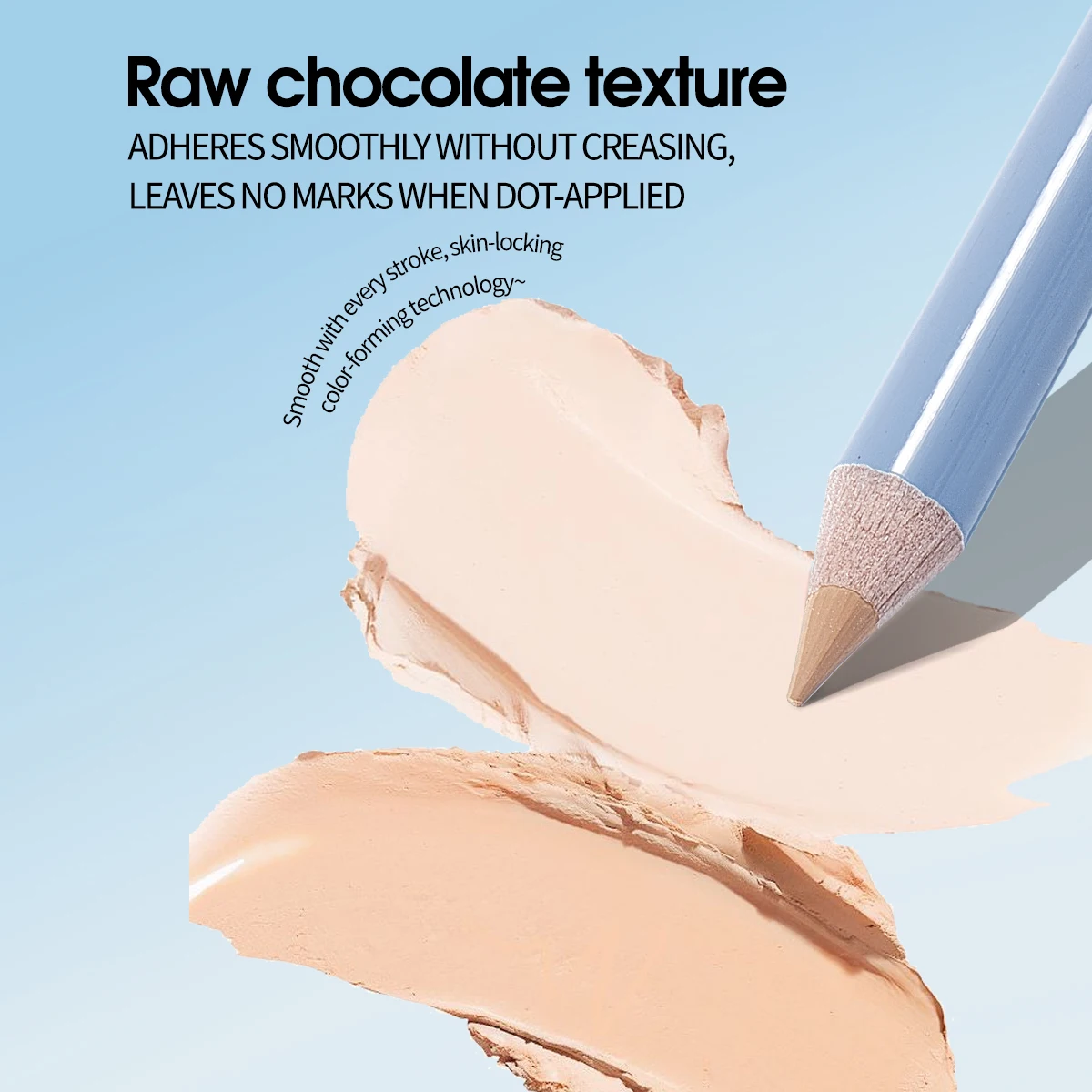 2-in-1 Concealer Pen with sharpener Silky Smooth Texture  Covers Facial Blemishes Creates Flawless Skin Concealer Pencil