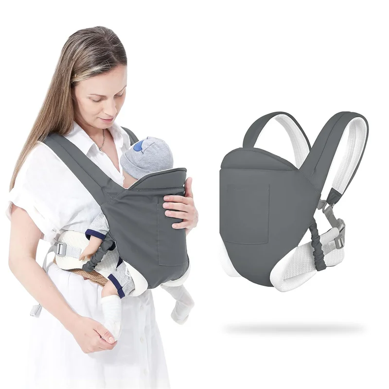 Baby Sling Carrier,Baby Carrier Newborn To Toddler, Adjustable Breathable Carrier, Infant Hip Seat Carrier For Toddler Sling