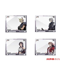 Final Fantasy Vii Cloud Strife Sephiroth Zack Fair Photograph Group Photo Card Translucent Acrylic Game Anime Periphery