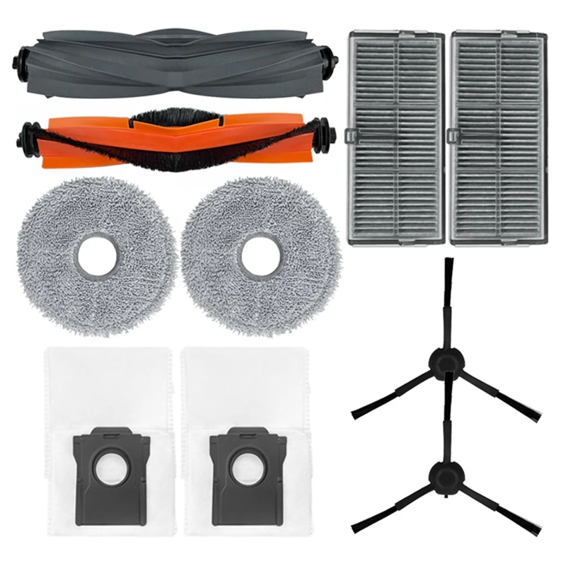 

For Dreame X30 Pro Replacement Accessories Main Side Brush Cover Hepa Filter Mop Cloth Dust Bag Brush Cover Accessory