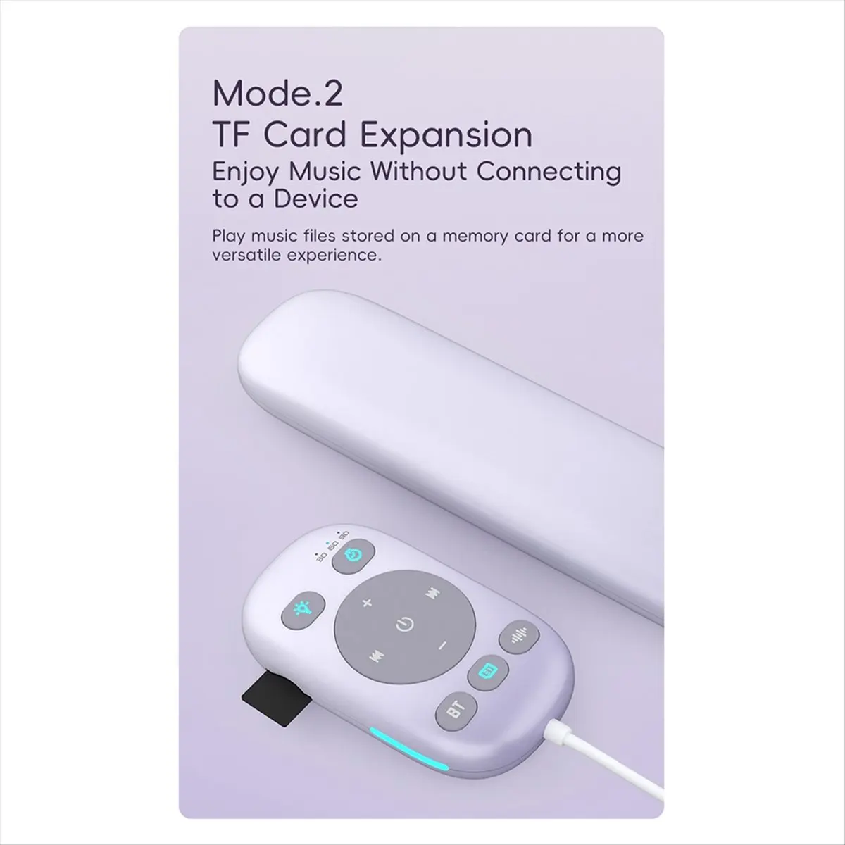 828 6th Generation Bone Conduction Wireless Bluetooth Sleep Speaker 35 Songs White Noise Under Pillow Bluetooth Speaker C