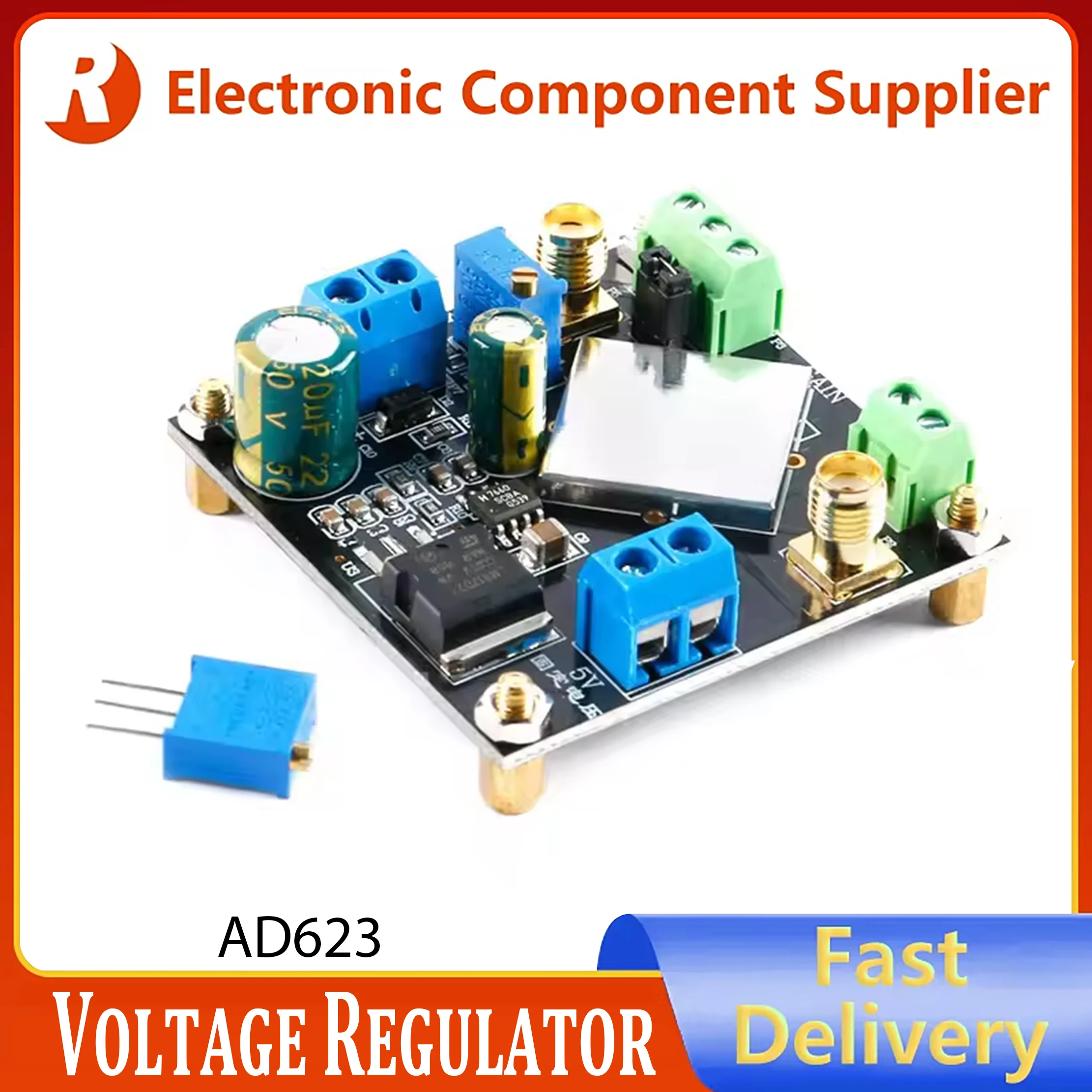 1PCS AD623 Instrument Amplifier Module Voltage Instrumentatio AMP Adjustable Single Supply Single-Ended/Differential Small Signa