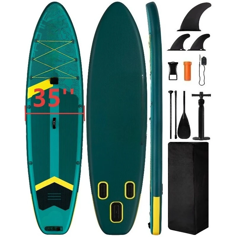 Made in China, the new SUP high-quality inflatable stand-up paddle board is suitable for all skill levels