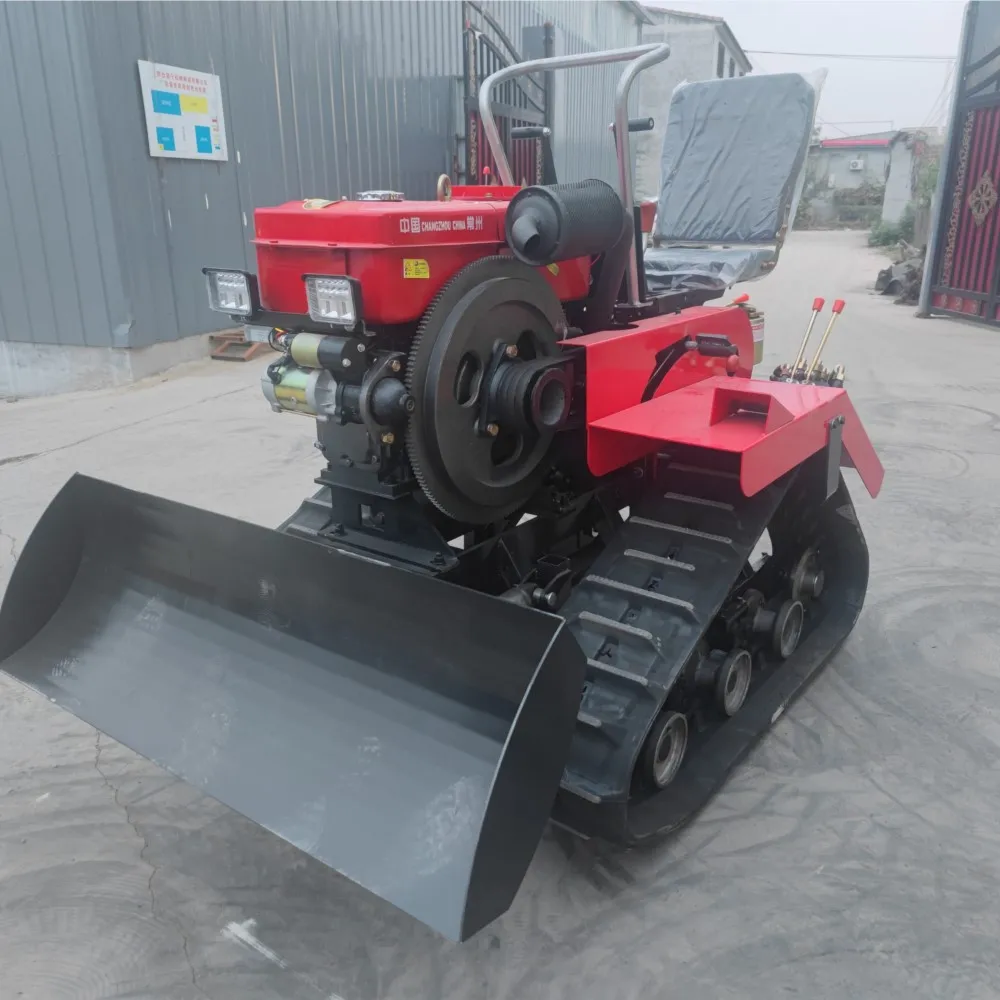 

Многофункциональная сельскохозяйственная гусеничная микро-фреза с напряженной водой и затопленной мощностью 25 лошадиных сил, мини-прогулочный трактор