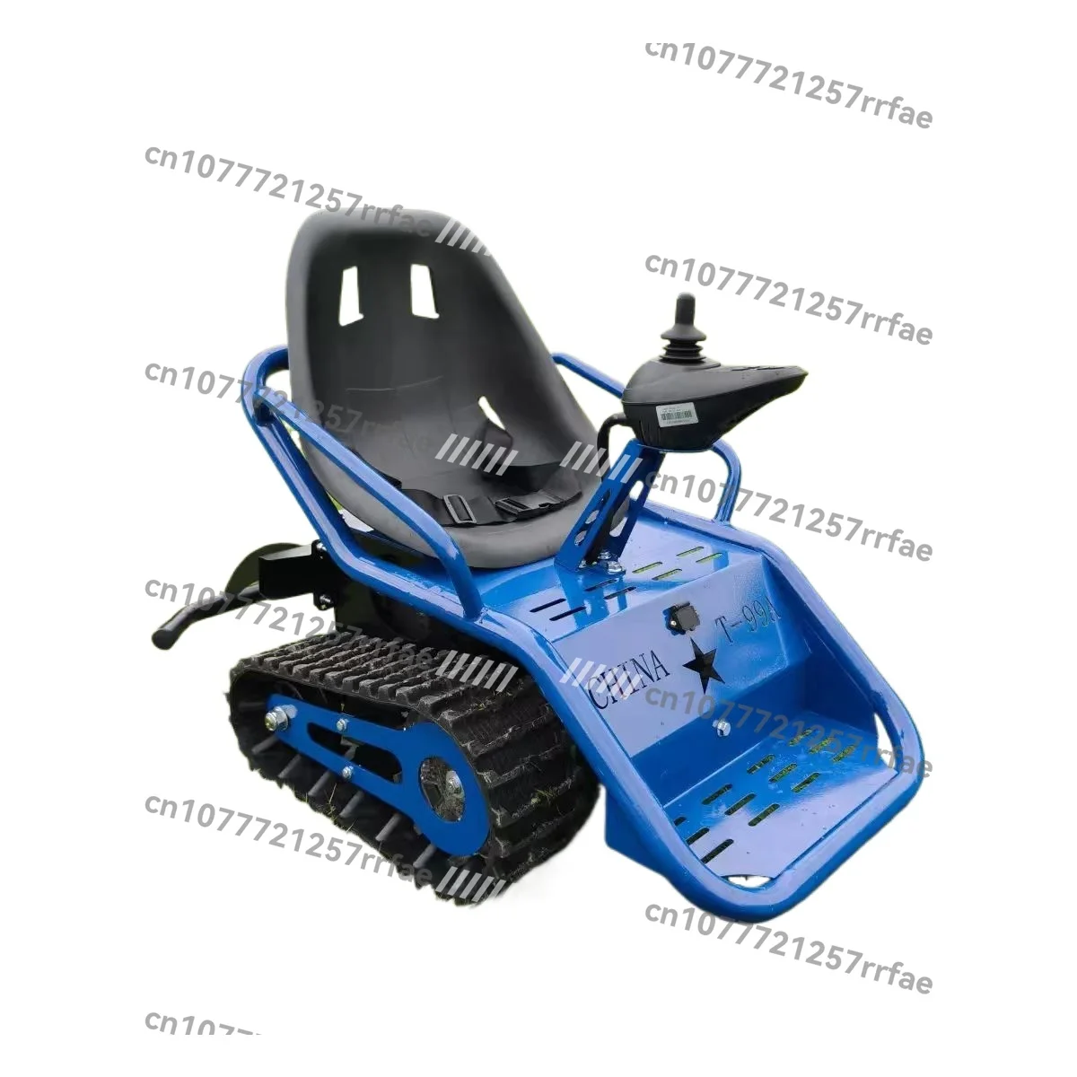 Single and Double Seat Children's Electric Crawler Toy Small Tank 24v20an Beach Tram