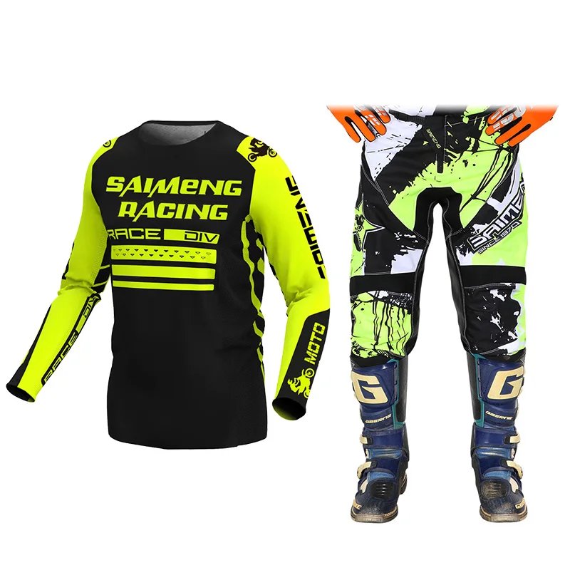 

Youth Jersey Pant Combo for Kids MX Motocross Gear Set Children Racing Suit Off-road MTB 5 6 7 8 9 10 11 12 13 14 15 years old