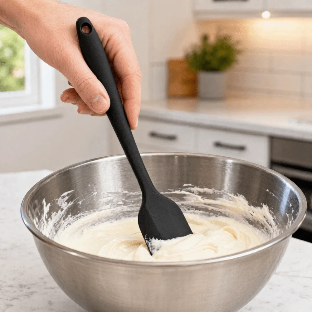Silicone Silicone Kitchen Spatula Apply Stir Heat Resistant Cold Resistant Silicone Spatula Food Grade Silicone Scratch Proof
