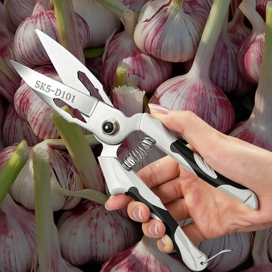 Garlic Shears Gardening Scissors Hand Pruner For Plant Professional Sharp Pruning For Garden
