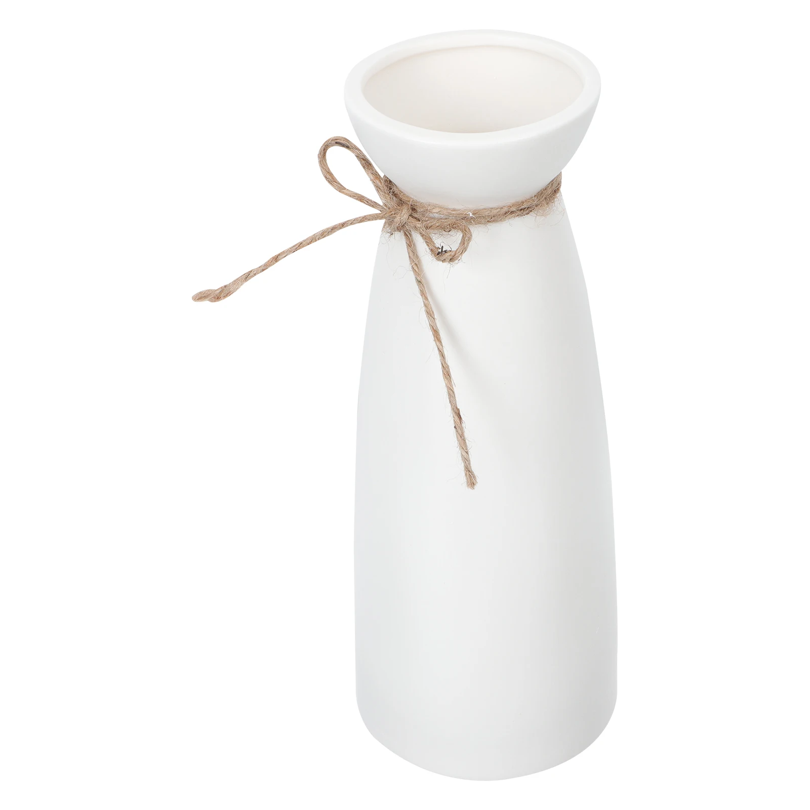 

1Pcs Creative Ceramic Vase Modern Style Flower Arrangement Bottle Home Vase Decoration Desktop Porcelain Desktop Ornament