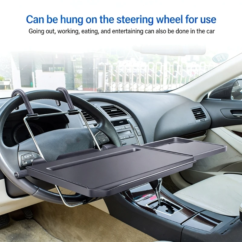 

D8KE Эргономичный складной автомобильный руль, стол, подголовник на заднее сиденье, универсальный поднос