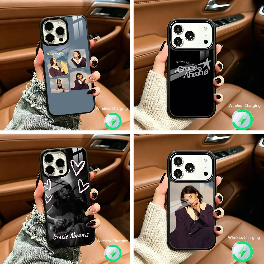 

Pop singer-Gracie-A- Abrams For IPhone17 16 15 14 13 12 11 Plus Pro Max Plus Wireless Charger Phone Case