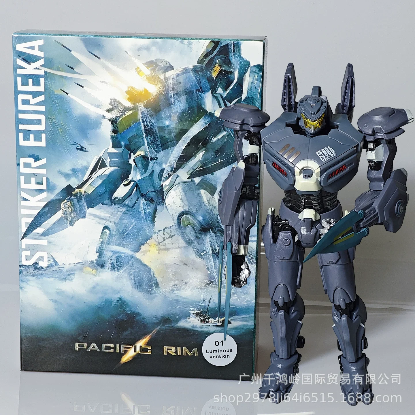 Figura de acción de Mecha de 18 cm Pacific Rim Eureka Raiders Red Tramp, modelo de Mecha Japonés, adorno para habitación, regalo de cumpleaños