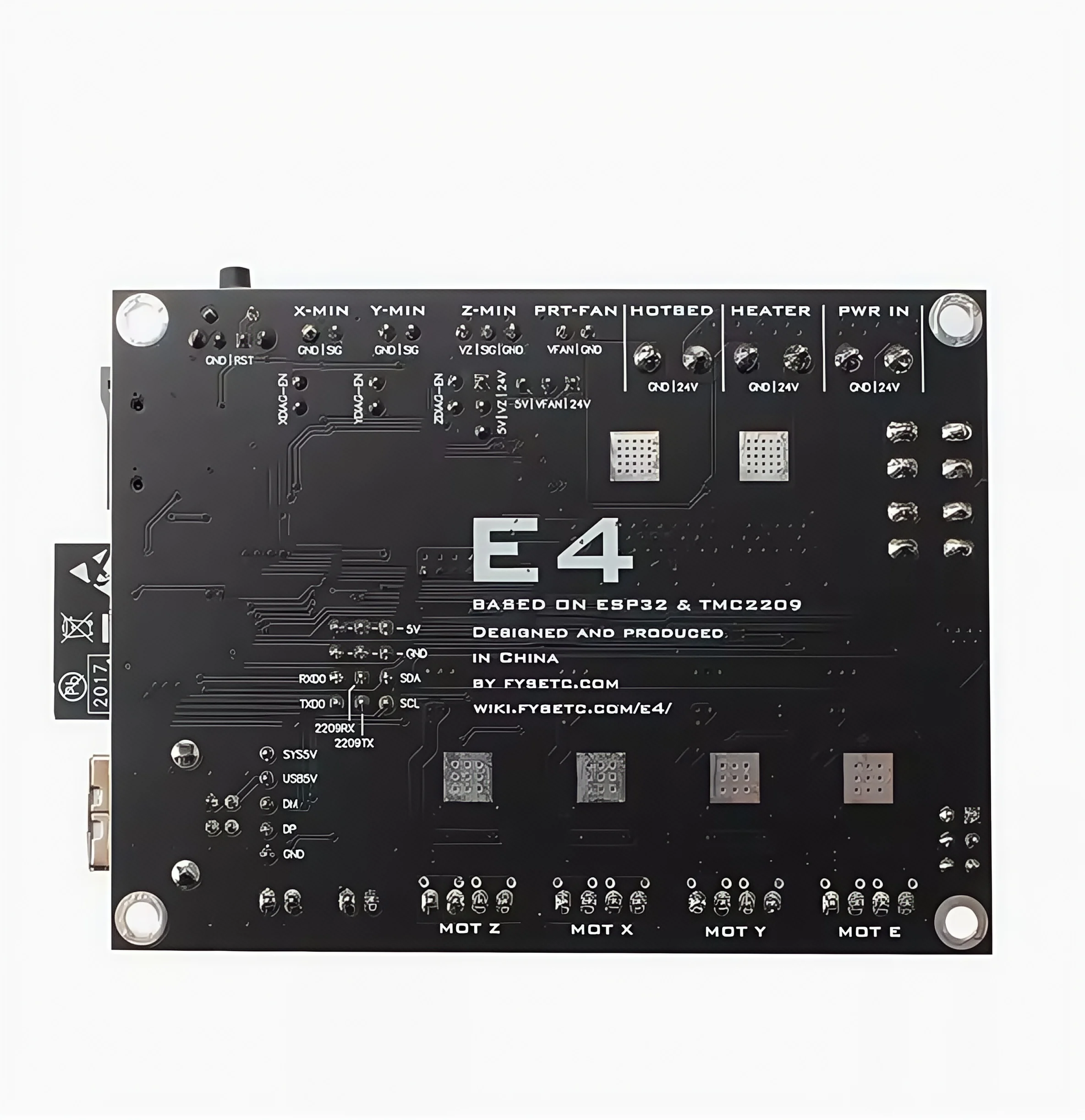 3D printer motherboard E4 V1.0 ESP32 motherboard control board integrated TMC2209 driver with WIFI