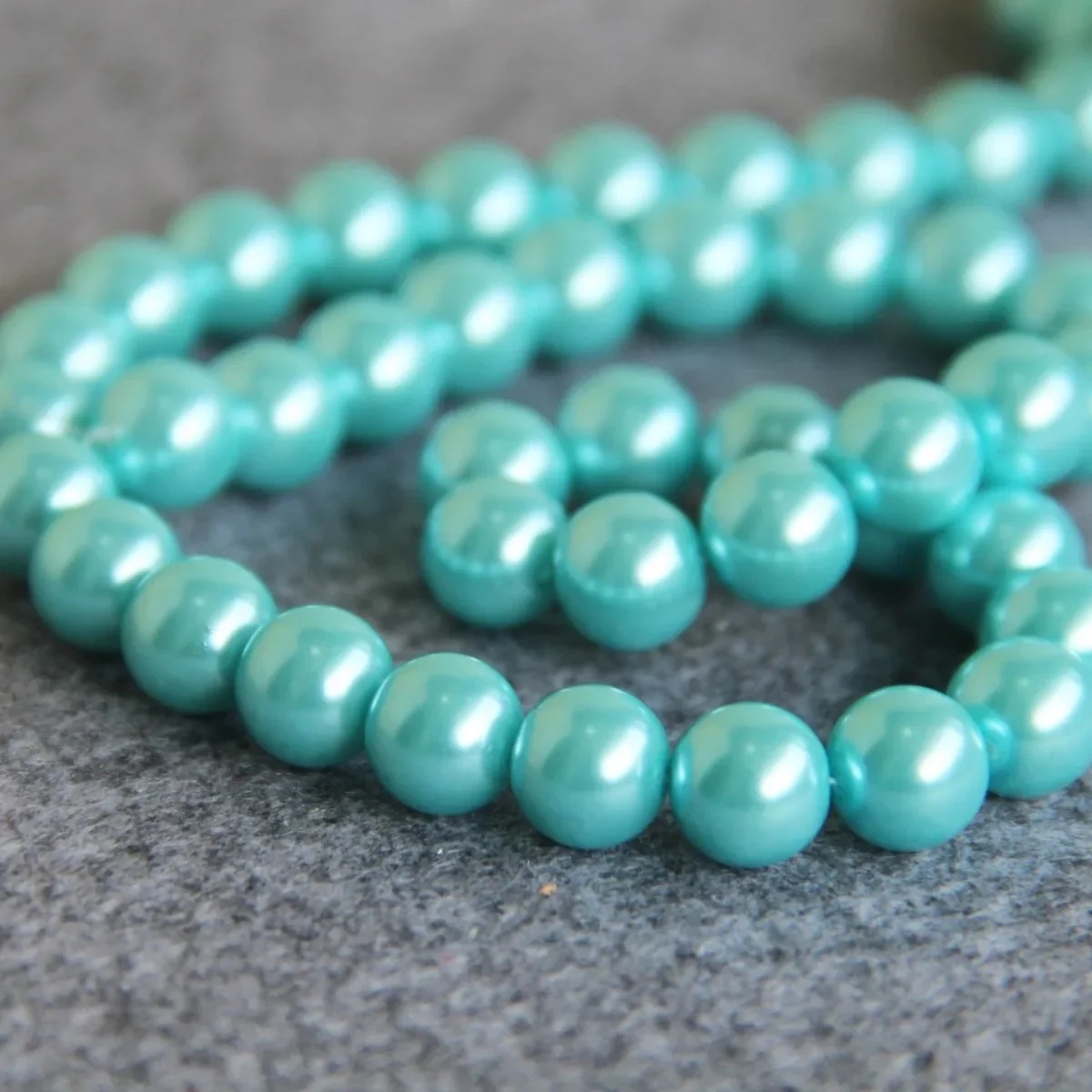 10mm Round SkyBlue Shell Pearl Loose Beads SeaShell DIY Accessory for Necklace&Bracelet Women Girls Gifts Jewelry Making Design