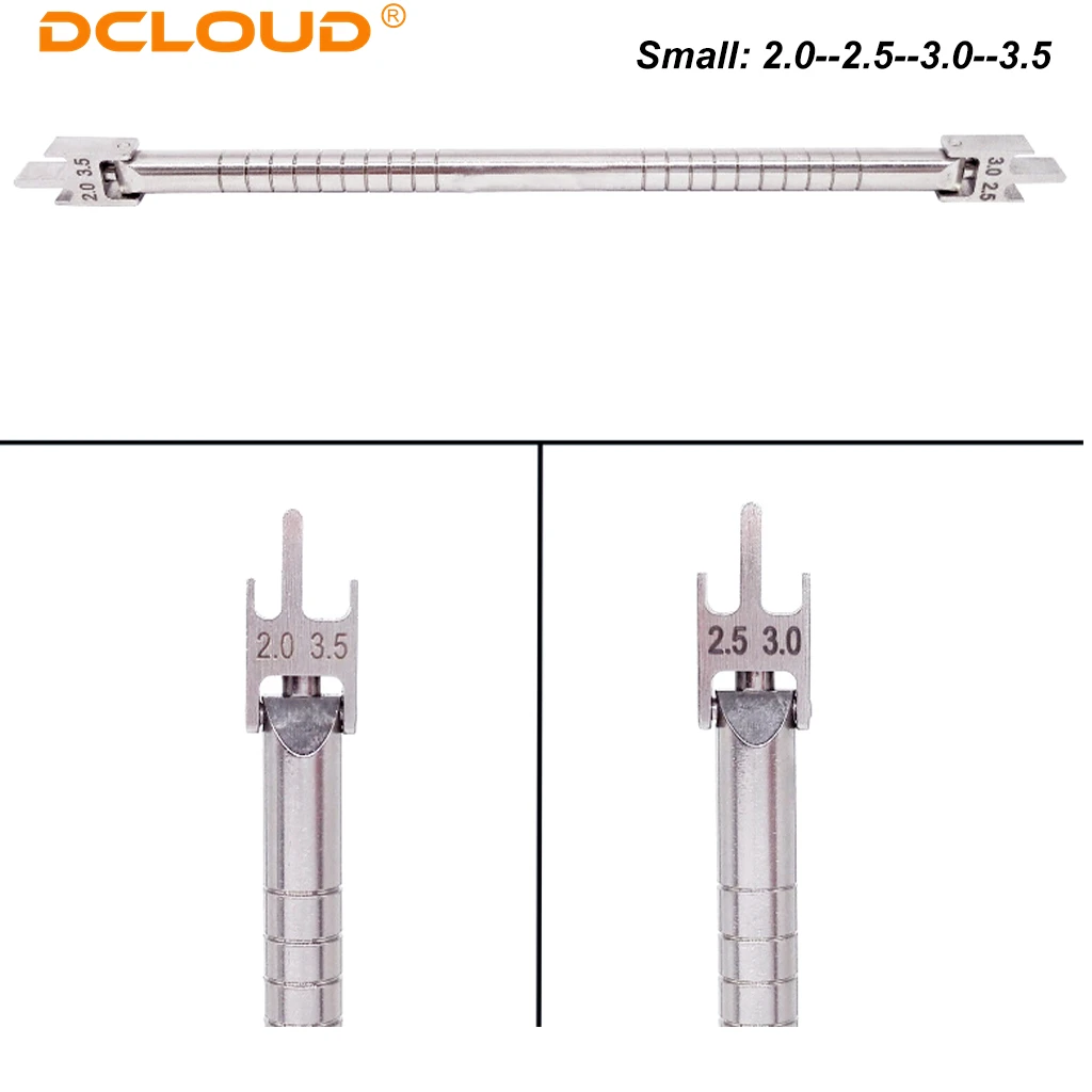 1Pc Dental Bracket Positioner Orthodontic Gauge Locator Stainless Steel Rod Ortho Materials Instruments Dentist Tool Positioning