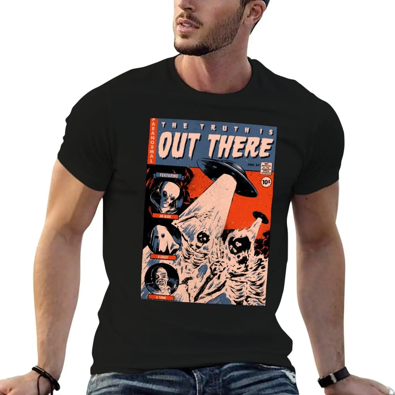 T-shirt en coton pour homme, 100% coton, T-shirt de luxe pour homme, la vérité est là