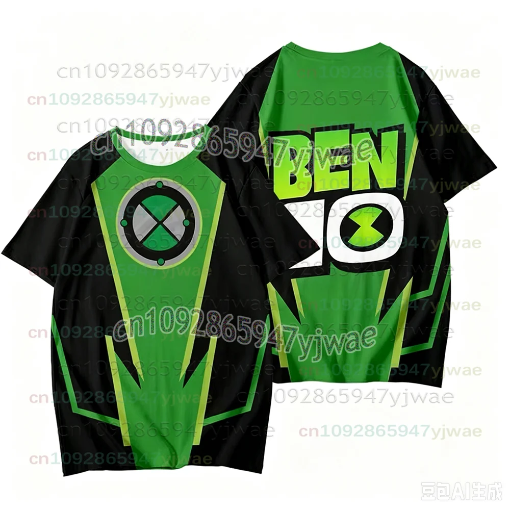 Amerikanische Anime Omnitrix Ben10 Cosplay T-Shirts 3D Ben Tennyson Druck Kinder Cartoon T-Shirt Sommer Erwachsene Harajuku Kurzarm Y2k Oberteile – Detail 17