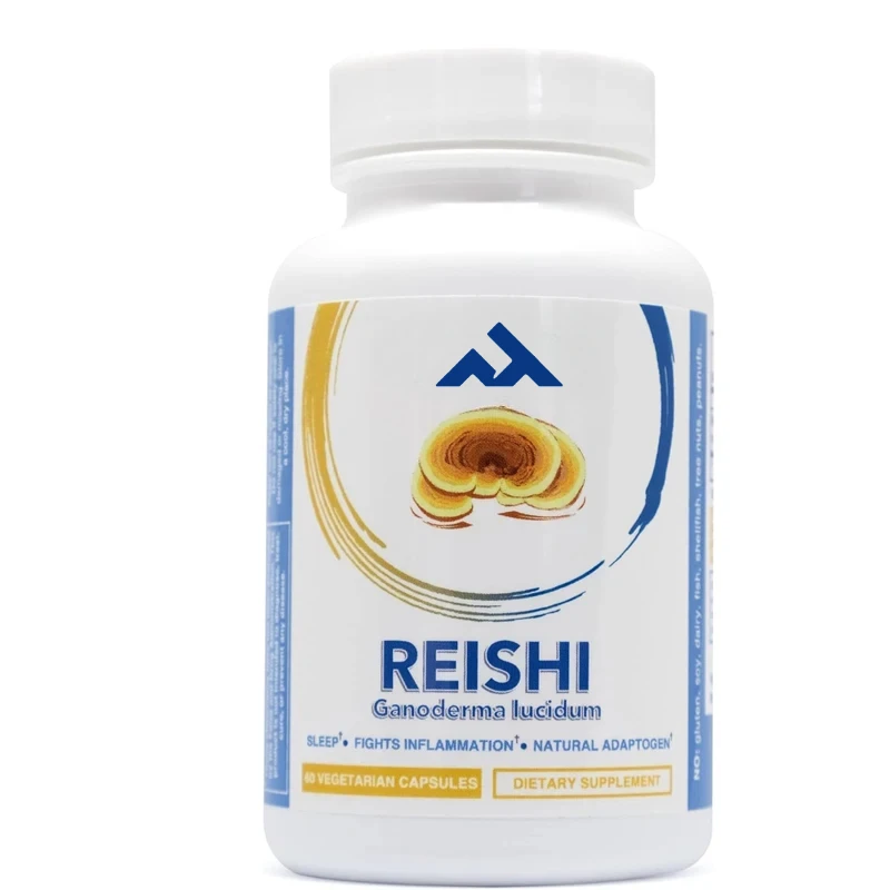 

Pure Ganoderma Mushroom Extract Supplement for Intestinal Health and Immune Support 60 Capsules