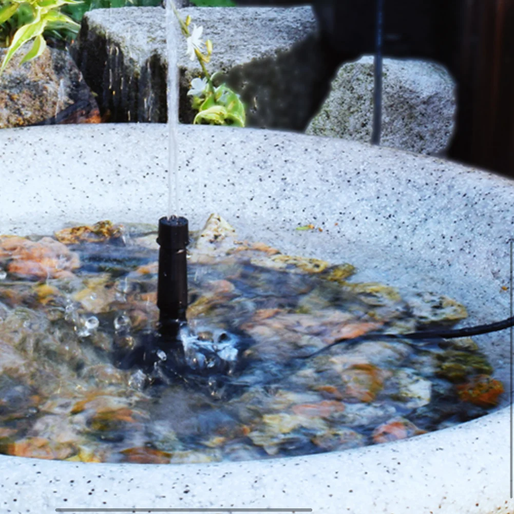 

5 Вт 5 В спринклерный распылитель для украшения сада с колом, панель солнечной энергии, водяной насос, энергосберегающий 180 л/ч, комплекты для аквариума