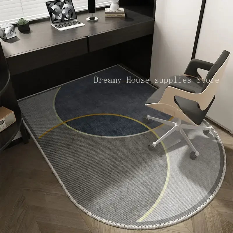 Luxury Computer Chair Mat Study Tables Floor Carpet Non-slip Modern Rugs for Bedroom Home Decoration Hall Doorway Mats Alfombras