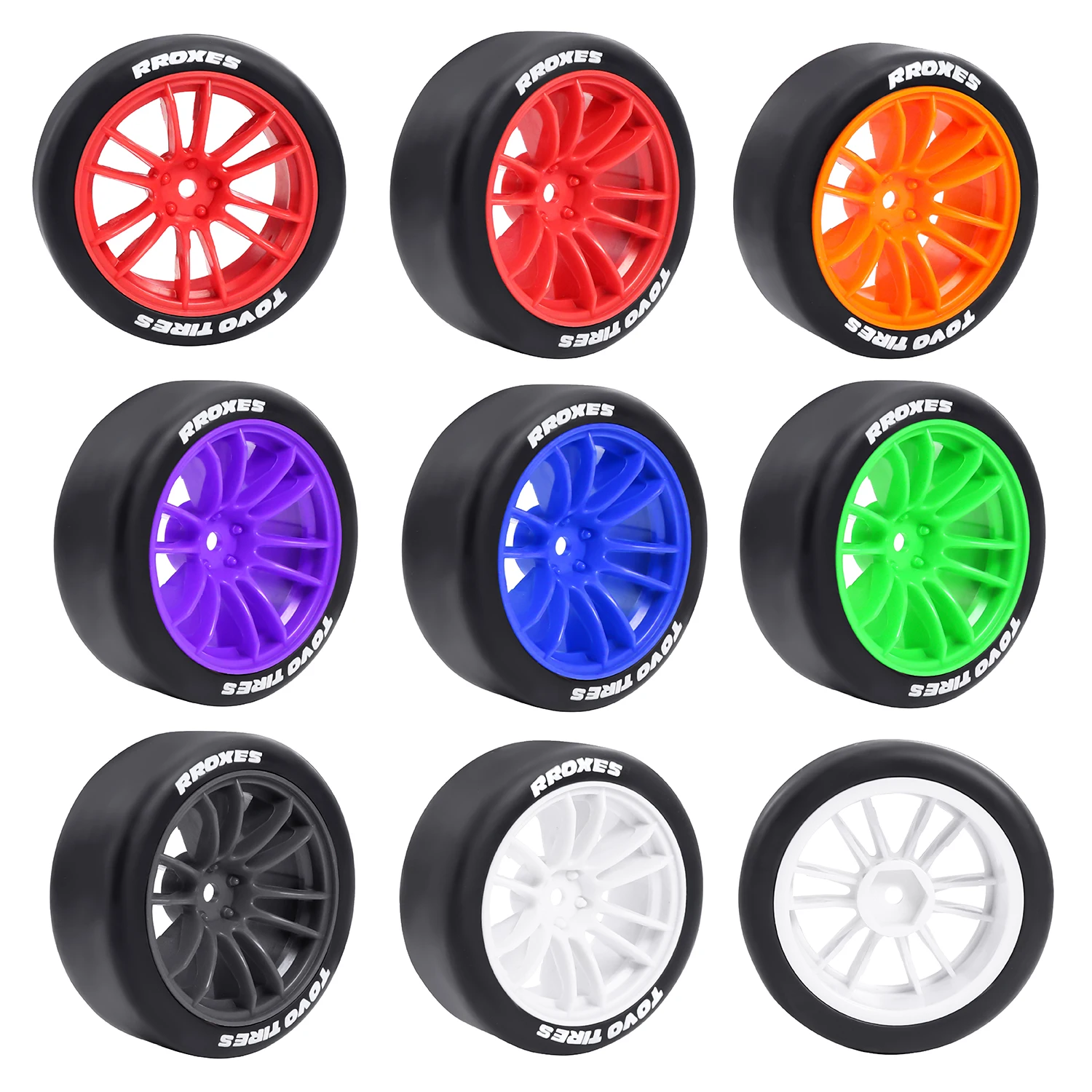 Roues hexagonales de 12mm, 66x26mm, pour 1/10 LC PTG-2R TAMIYA 1/10 XV01 xv02 HSP MJX 10303 10304 xts-s10/ Rally Ford