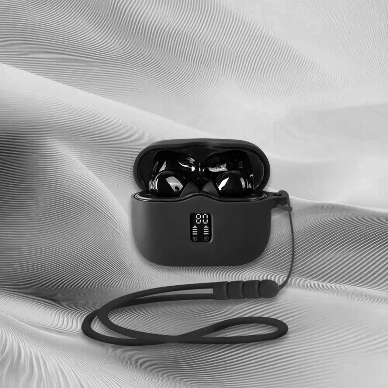 Fashion Rope Silicone Headphone Cover For Btootos A90 Pro Wireless Earbuds Case Protector For For Btootos A90 Pro