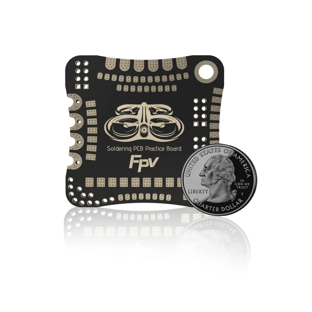 

4PCS Welding Exercise Plate Fpv Soldering Pcb Practice Board Rc Fpv Flight Controller Fc Esc Vtx Drone Quadcopter