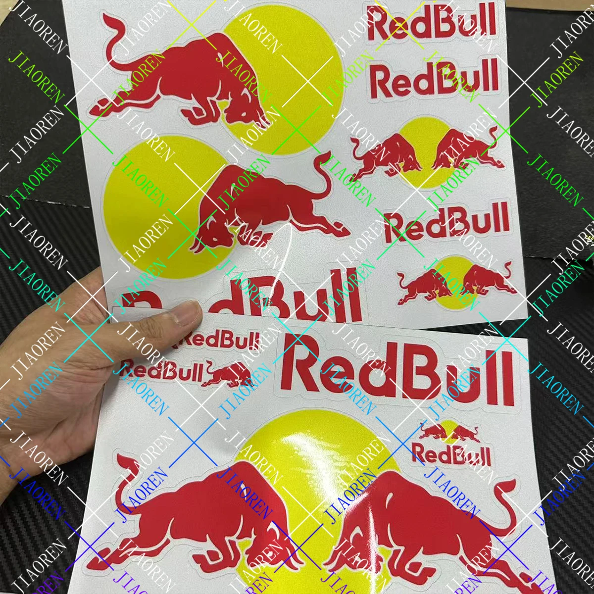 Weihnachten Halloween Motorrad Red Bull Aufkleber Wasserdicht F1 Auto Aufkleber Kit