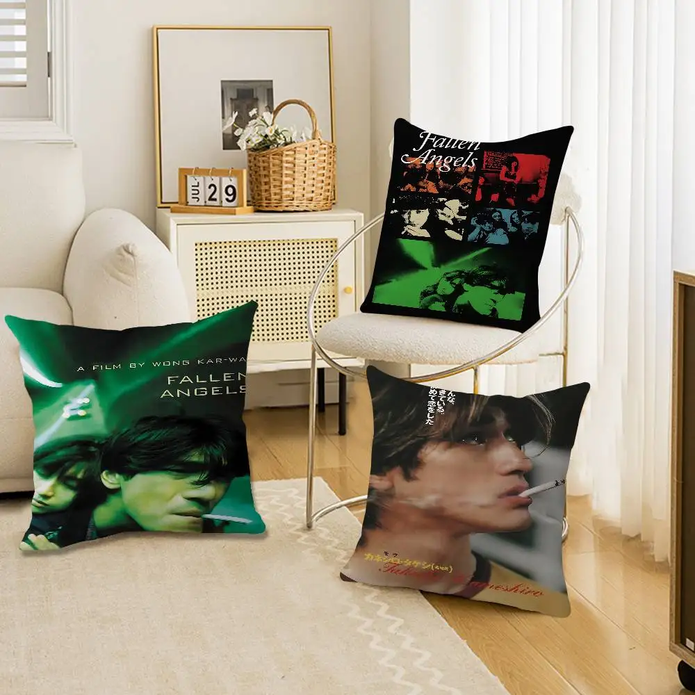 Classic Retro Wall Art Fallen Angels Wong Kar Wai Series Canvas Movie Pillow Cushion Cover Pillowcase Living Room Home Decor