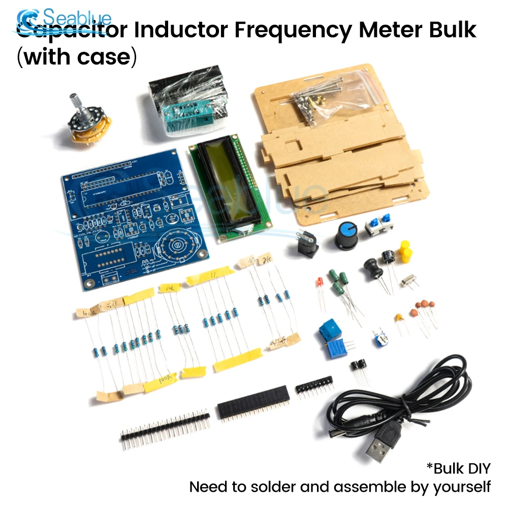 DC 5V LCD Digital Transistor Tester Capacitor Capacity Meter Inductive Capacitance Electronic Measurement Instrument Capacimeter