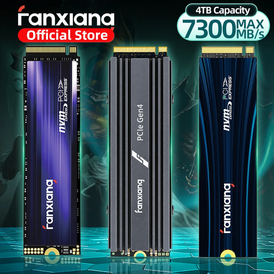 SSD NVMe M.2 PCIe 4.0 1TB para PS5 e Desktop