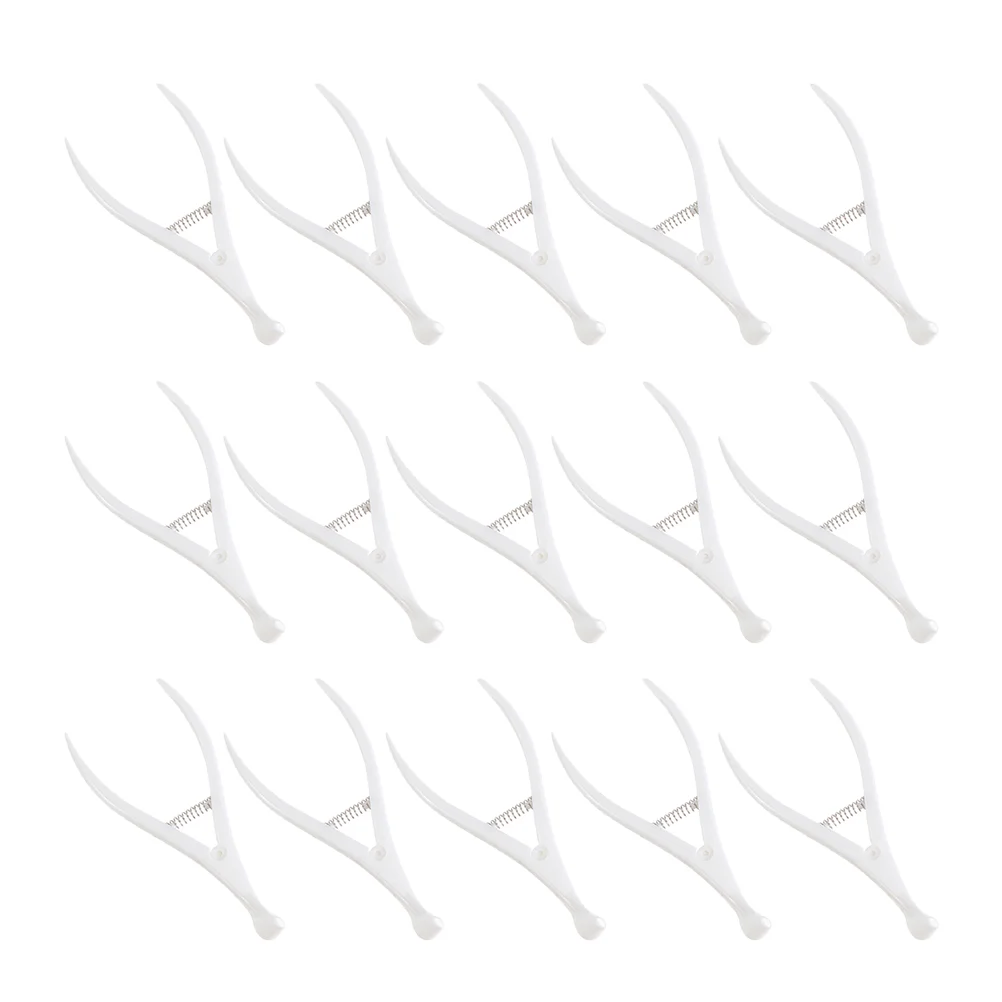 25 Pcs Disposable Nasal Speculum Plastic Hospital Inspection Household Medical Nose Checking Tool White