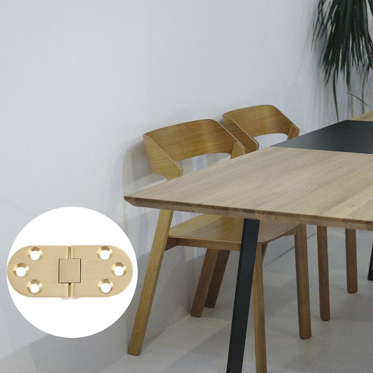 

Solid Brass Hinges For Table Cabinet Door Folding Furniture Connectors Satin Finish Cupboard Hinges Hardware Fittings