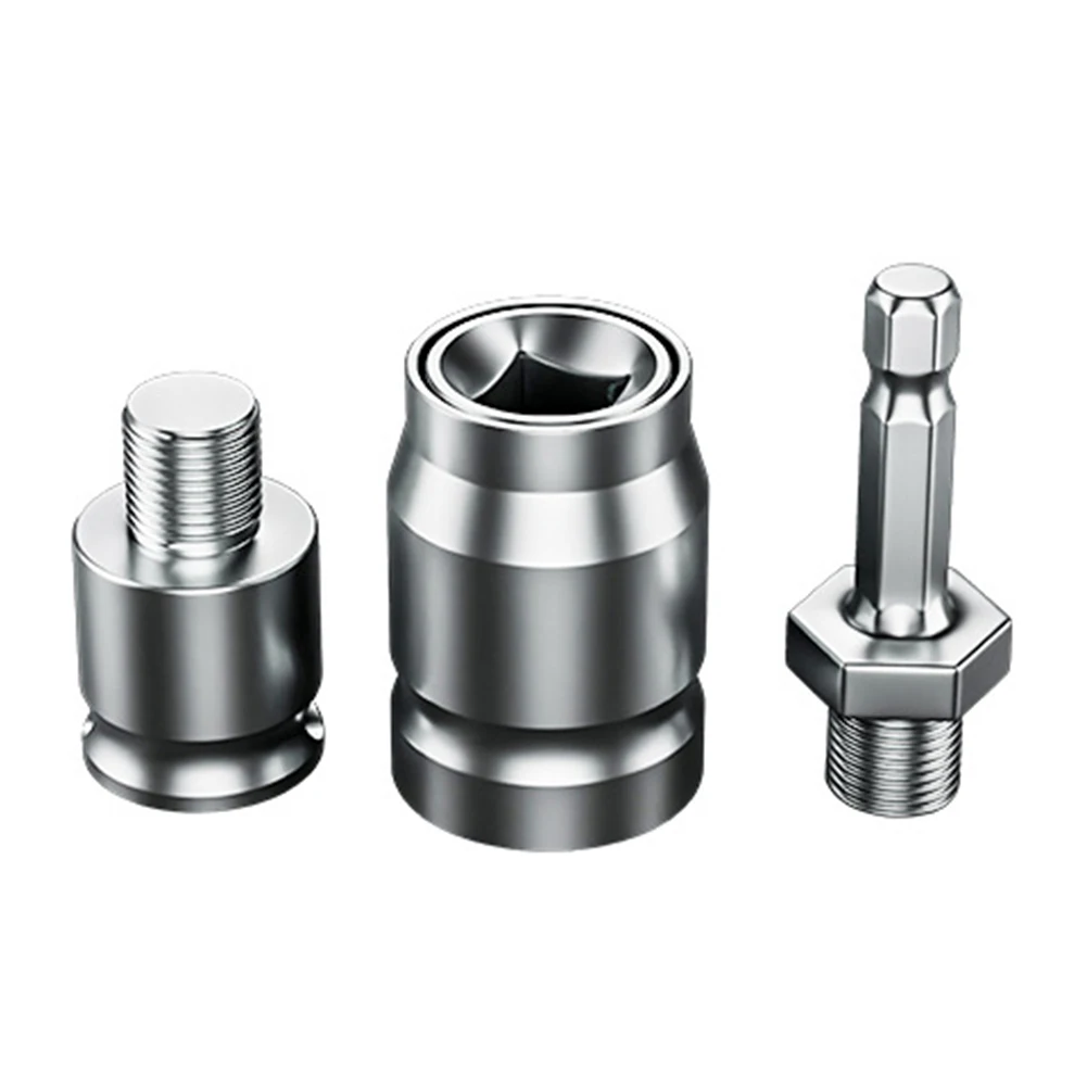 

Adapter For Electric Hammer Drill Approx. 35mm 1.37in Electric Drill Adapter Aluminum Alloy Material Built-in Spring Design