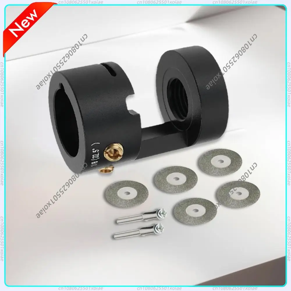 

TIG Tungsten Sharpener Head Tool Multi Angle & Offsets with Wheels & Connecting Rod with Cut Off Slot for Precision TIG Welding