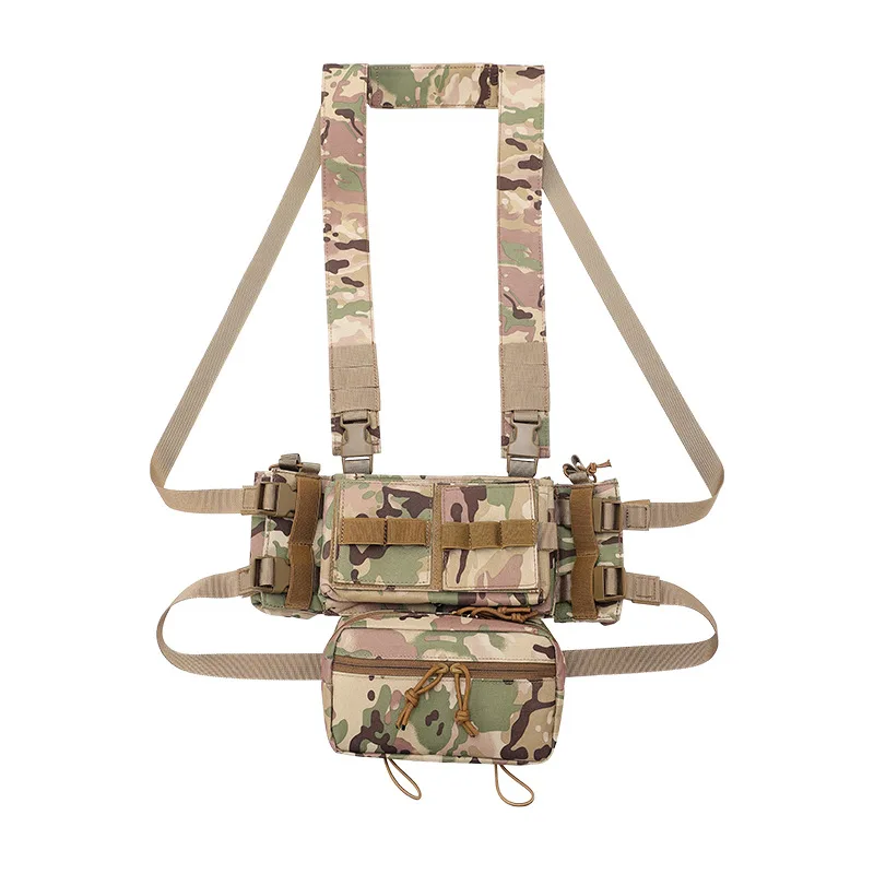 Tactical MK3 Chest Rig Micro Chassis SACK Pouch H Harness M4 AK Magazine Insert Airsoft Paintball Accessories Hunting Vest