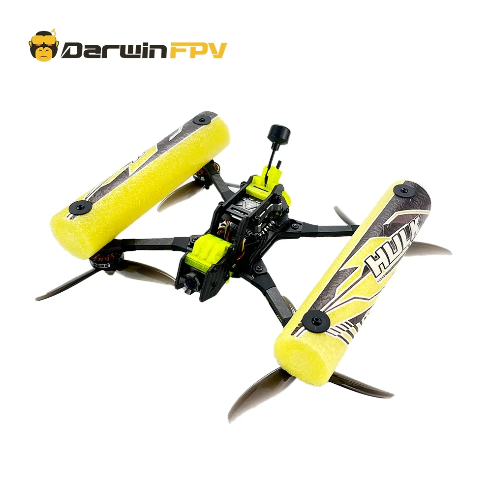 DarwinFPV HULK Waterproof Cinematic FPV Drone F411 MPU6500 FC Built-in ExpressLRS 2.4GHz Receiver 4S / 6S Version