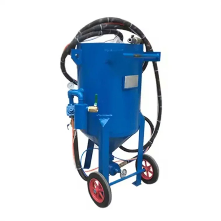 

Dry Wet Sandblasting Dustless Sandblaster Sand Blast Machine for Steel Pipe / Small Sandblast Machine